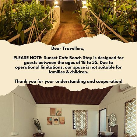 Sunset Cafe Beach Stay Gokarna  Exterior foto
